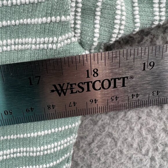 Columbia Womens Top Small Green White Striped‎ Short Sleeve Pullover Shirt - Picture 6 of 8